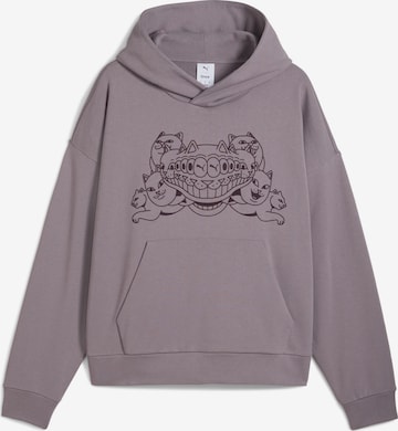 PUMA Sweatshirt 'Puma x Ripndip' in Purple: front