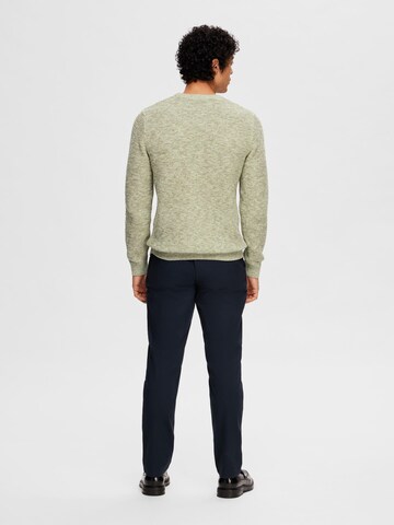 SELECTED HOMME Sweater 'Vince' in Green