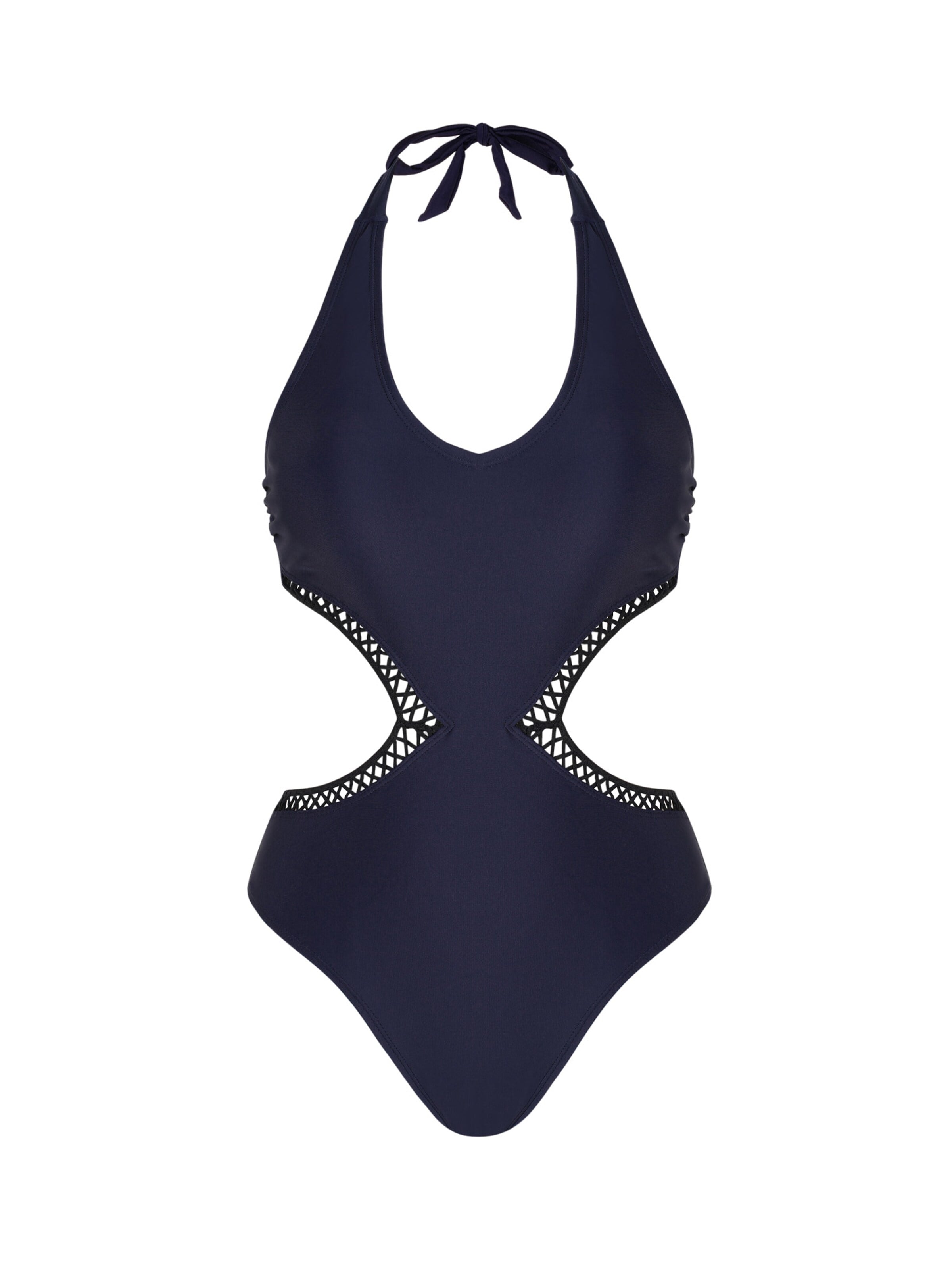 Cupshe Bustier Badeanzug‌‌‌‌‌‌‌‌ in Blau: Vorderseite