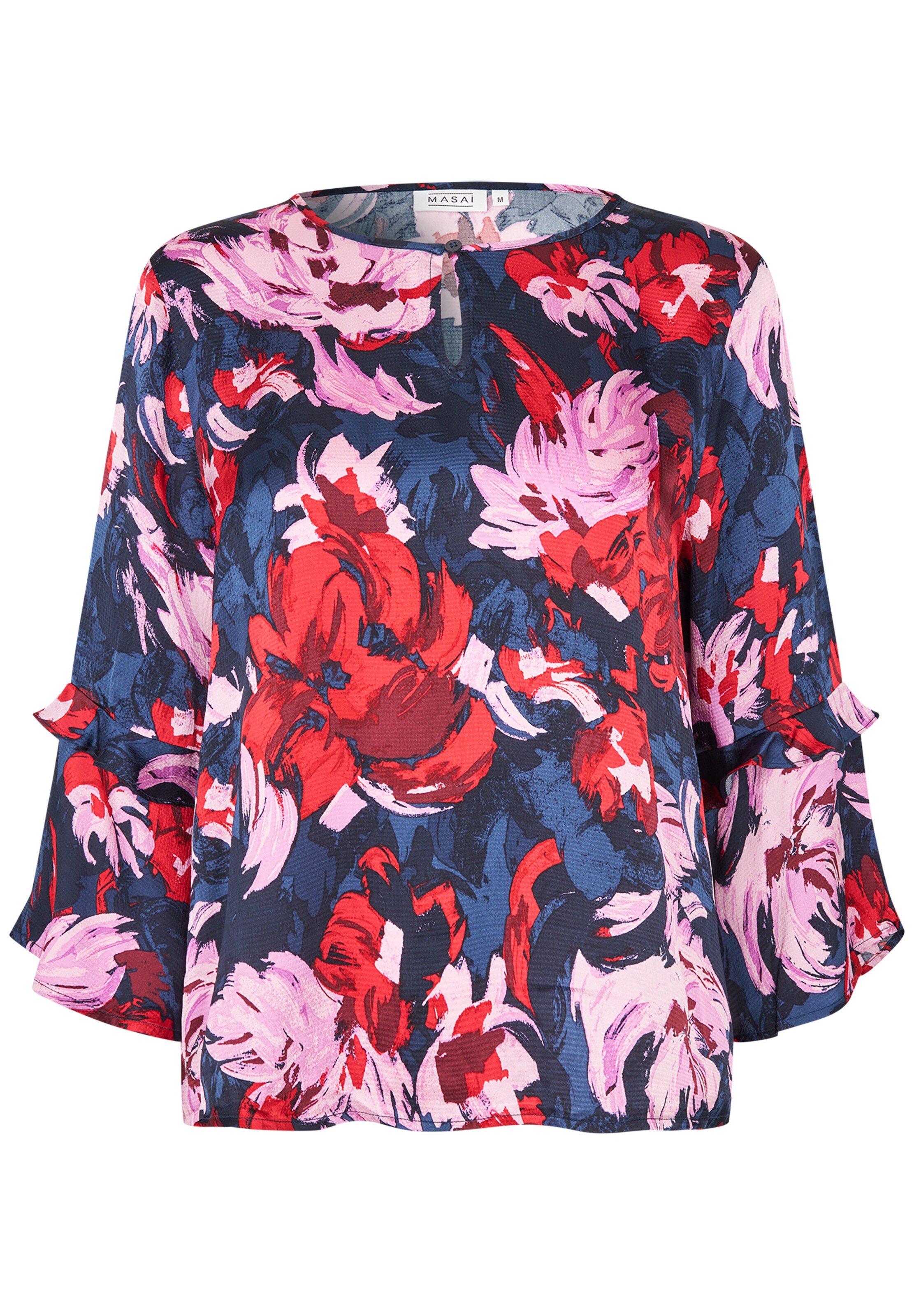 Masai Bluse 'Bimelda' i rød: forside