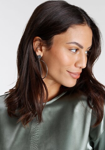LAURA SCOTT Blouse in Silver