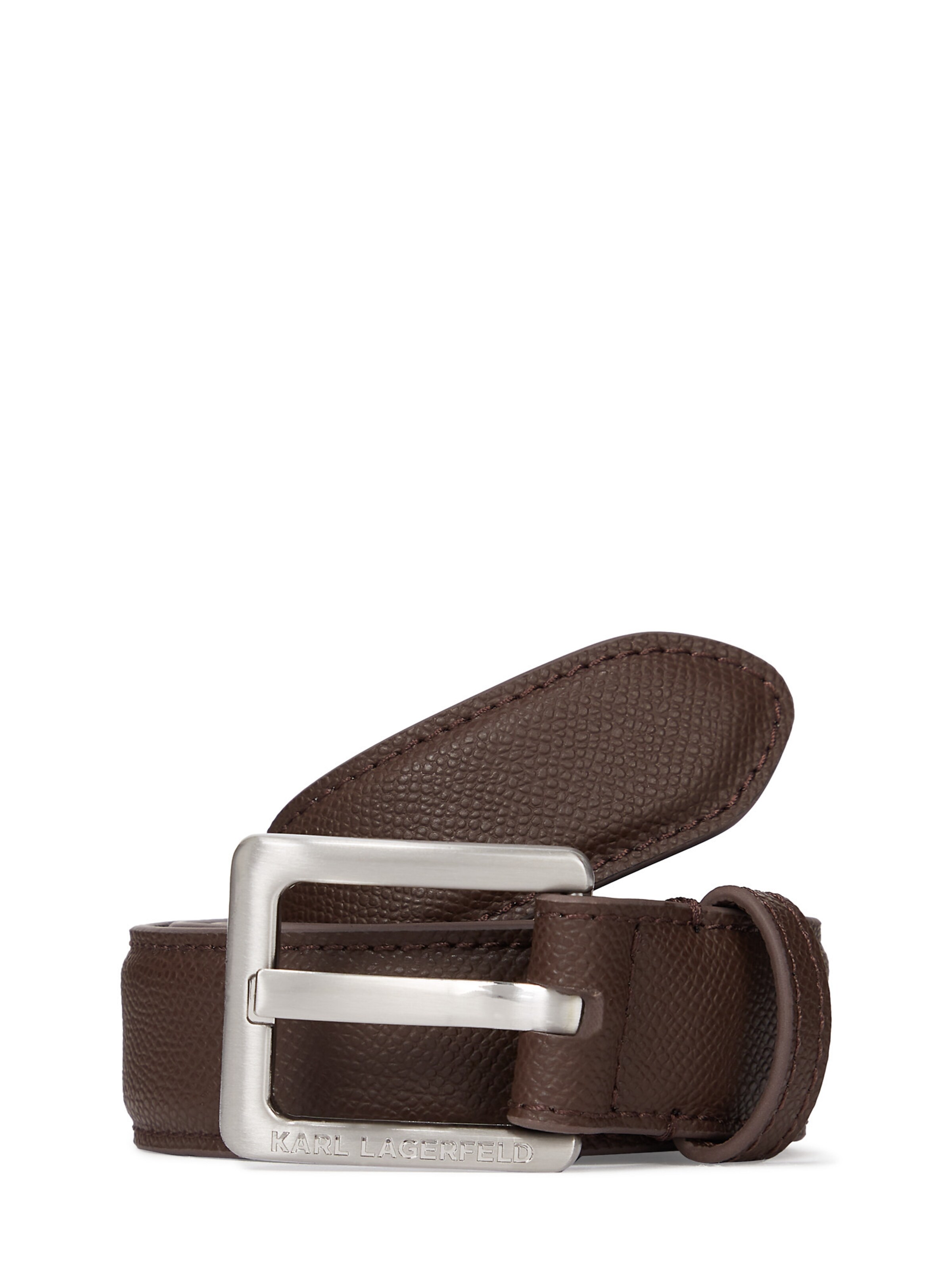 Karl Lagerfeld Opasek – hnědá: přední strana