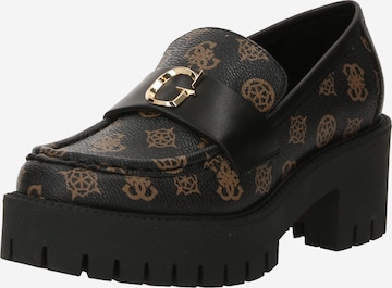 GUESS - Sapato Slip-on 'WANYE' em castanho: frente