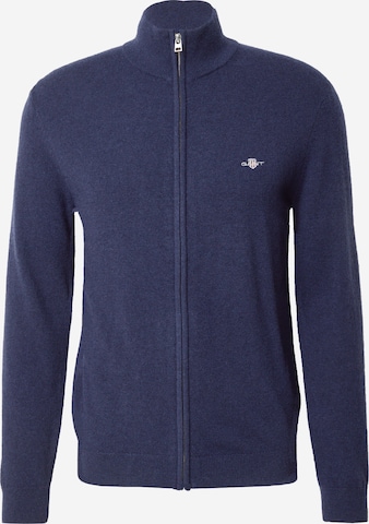 Vestes en maille GANT en bleu : devant