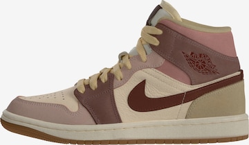 Jordan Korkeavartiset tennarit 'AIR JORDAN 1' värissä oranssi: etupuoli