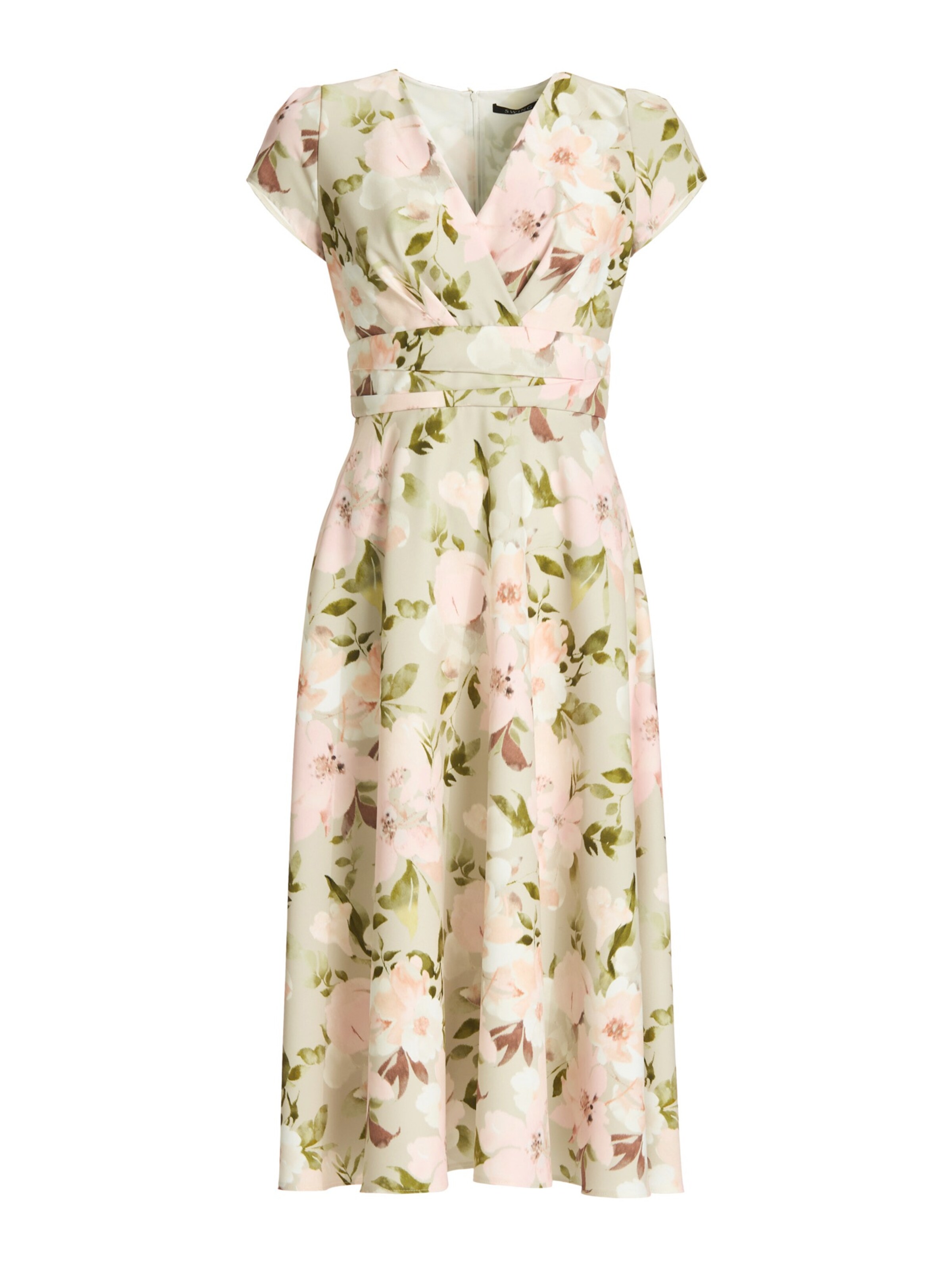 Robe SWING en vert : devant