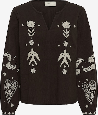 Cream Bluse 'Patulie' i XS i aqua / mokka / hvid, Produktvisning