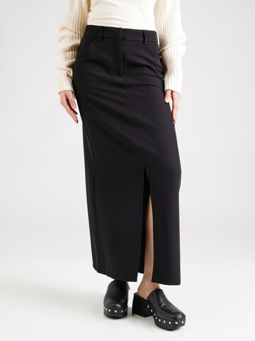 PIECES Skirt 'BOZZY' in Black: front