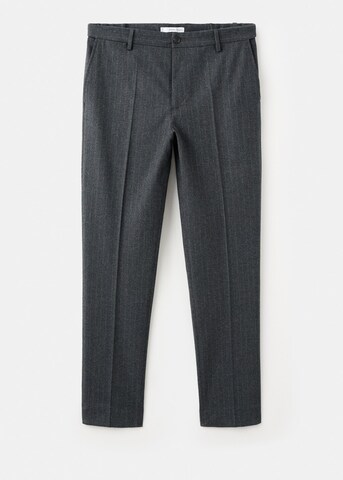 MANGO MAN Slim fit Pants 'Brest' in Grey