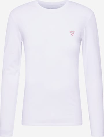 T-Shirt GUESS en blanc : devant