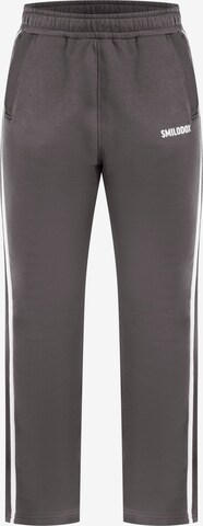 Smilodox Loose fit Pants 'Tariq' in Grey: front