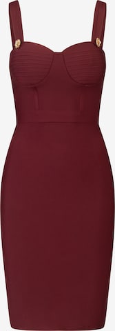 Kraimod Sheath Dress in Red: front