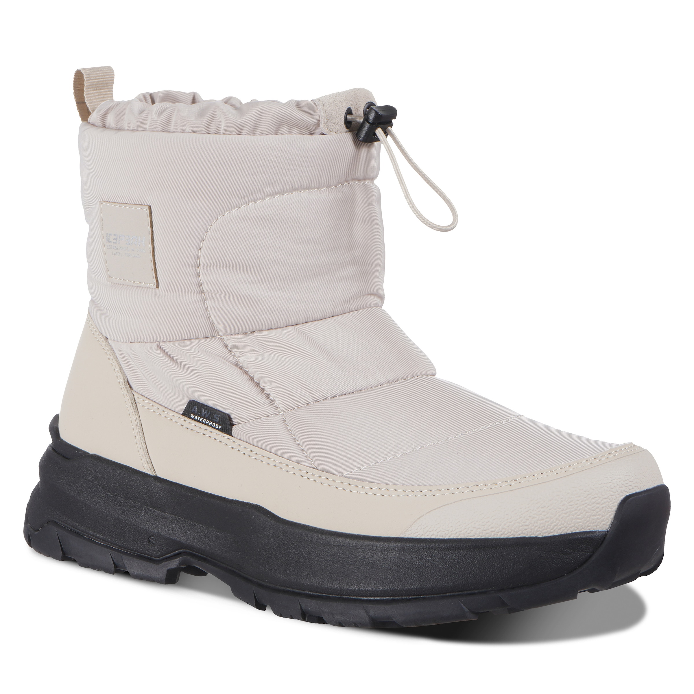 ICEPEAK Snow Boots 'Avellino Mr' in Beige: front