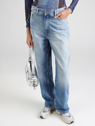WEEKDAY Loosefit Jeans 'Rail' in Blauw: voorkant