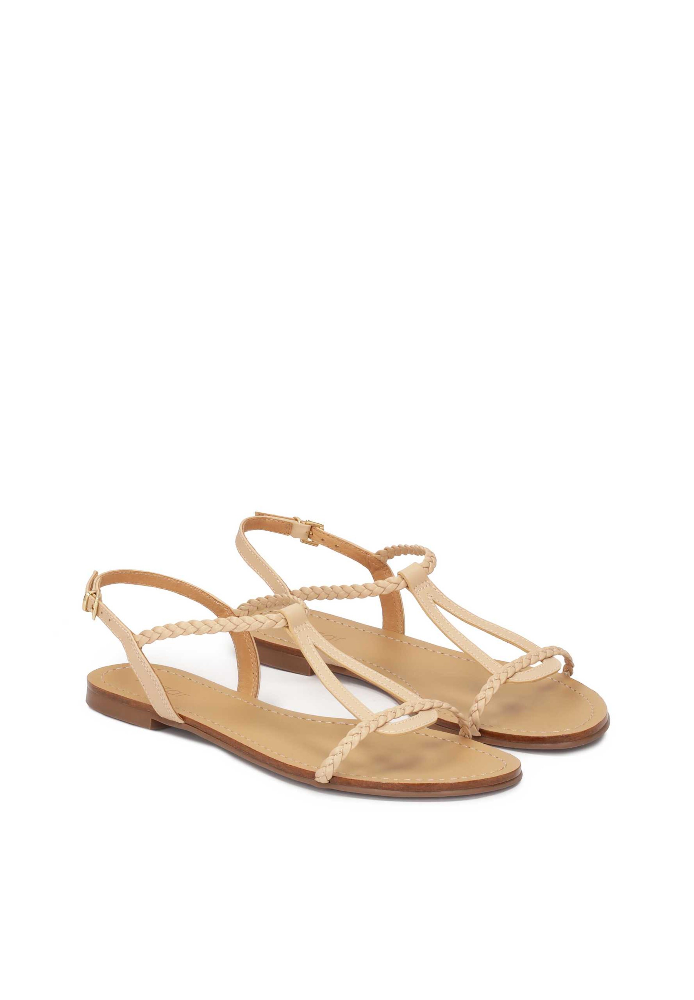Kazar Strap sandal in Beige