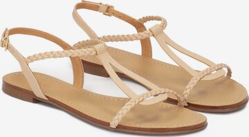 Kazar Strap Sandals in Beige