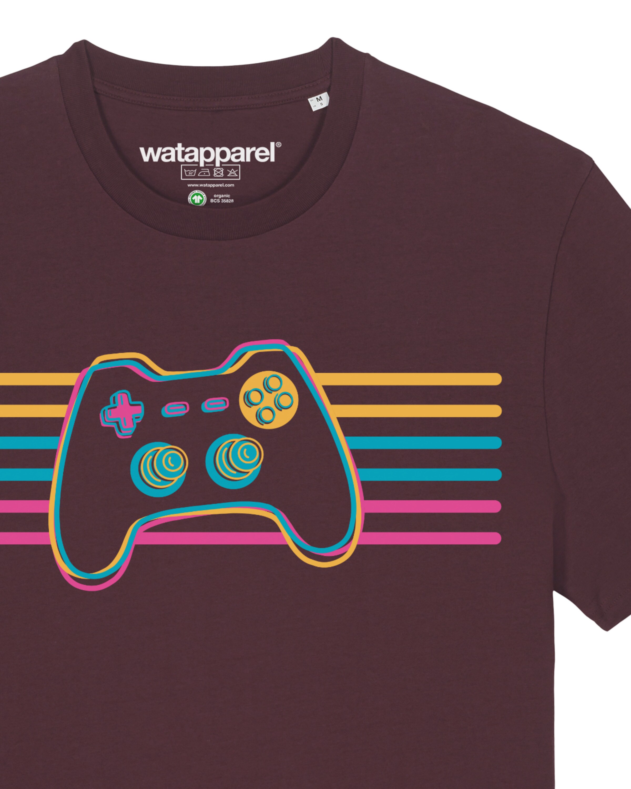 T-Shirt 'Retro Joystick' Watapparel en rouge