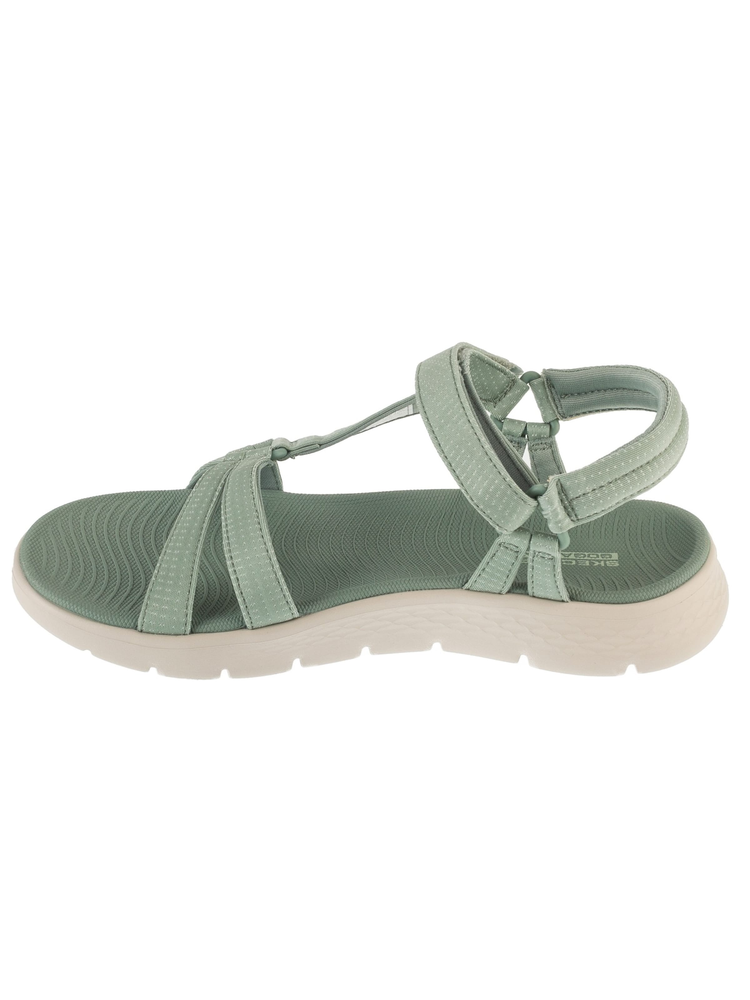 SKECHERS Sandale 'Go Walk Flex'‌‌‌‌‌ in Grün: Vorderseite