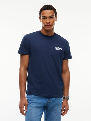mėlyna Tommy Jeans Marškinėliai: priekis