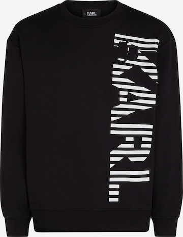 Sweat-shirt Karl Lagerfeld en noir : devant