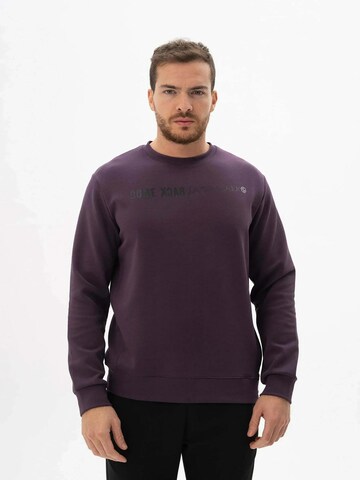 Pull-over Arma en violet : devant