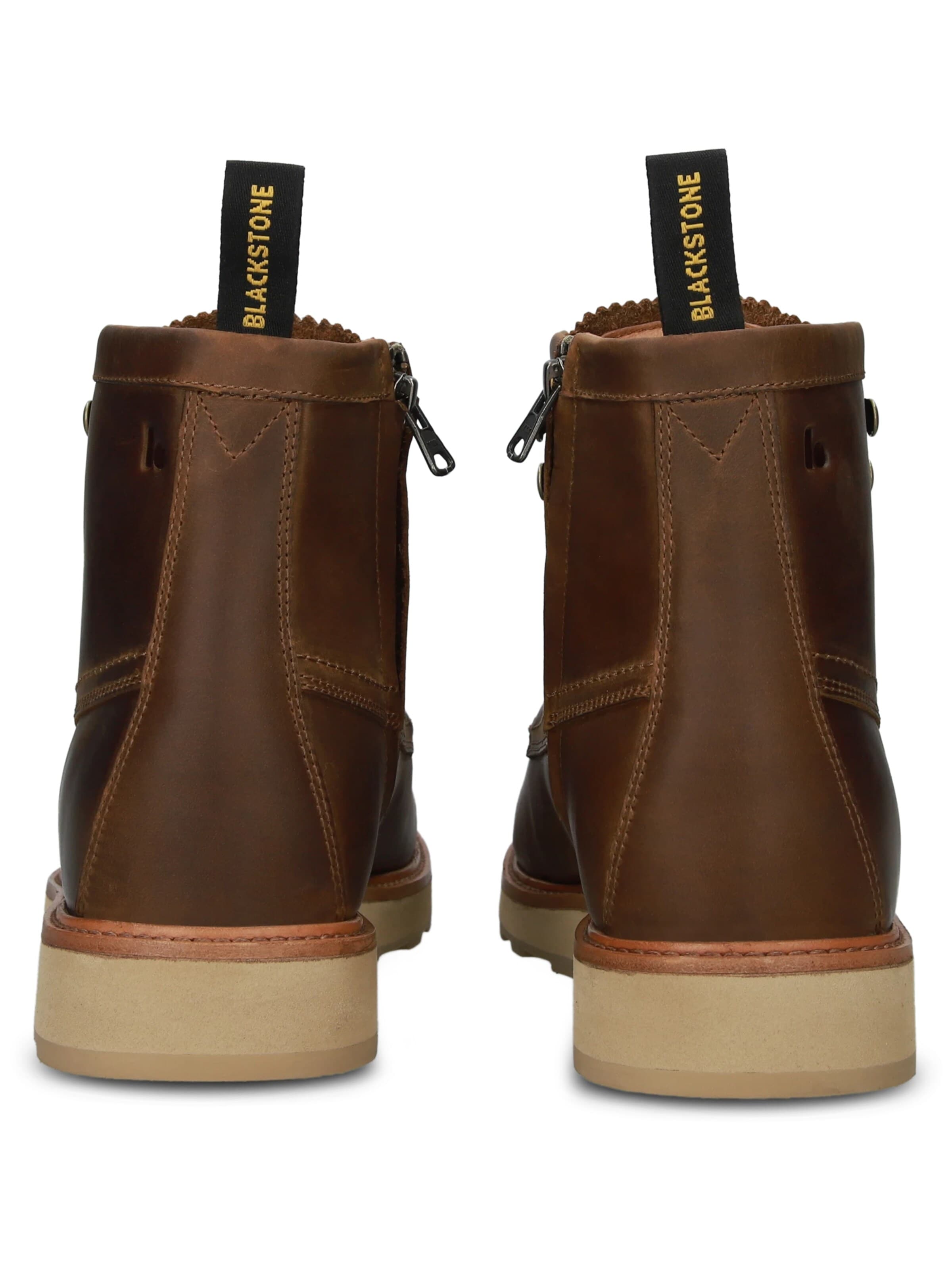 Boots stringati 'PERIDO ASHER HIGH' di BLACKSTONE in marrone