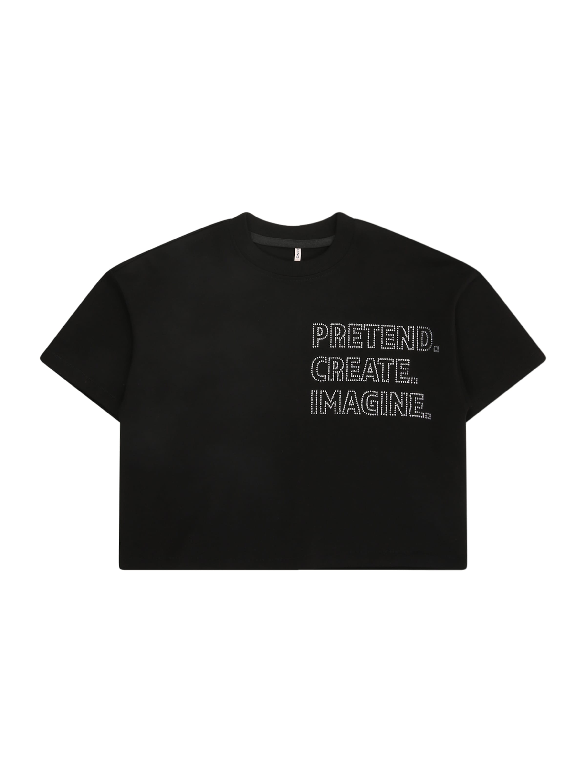 ONLY GIRLS - Camiseta 'KOGRIRI' en negro: frente