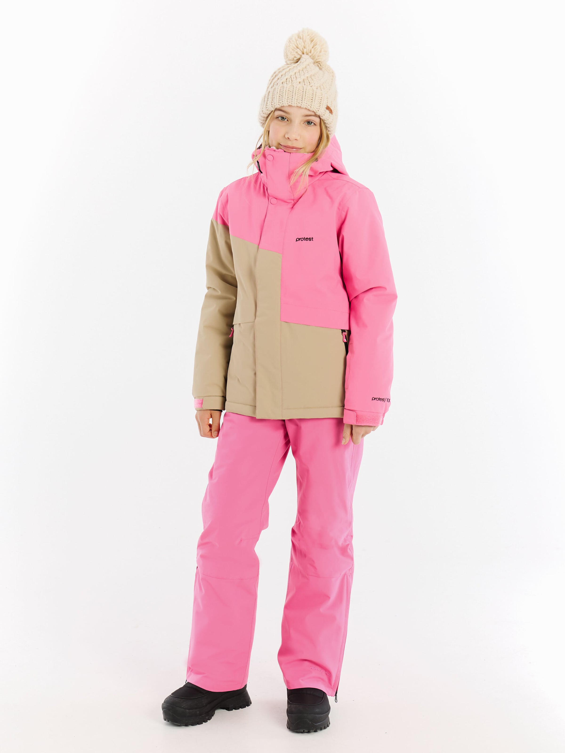 PROTEST Athletic Jacket 'PRTElodia JR' in Pink