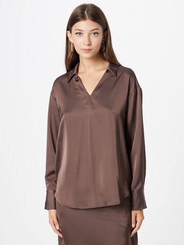 Soft Rebels Bluse 'SRBrooke' in Braun: predná strana