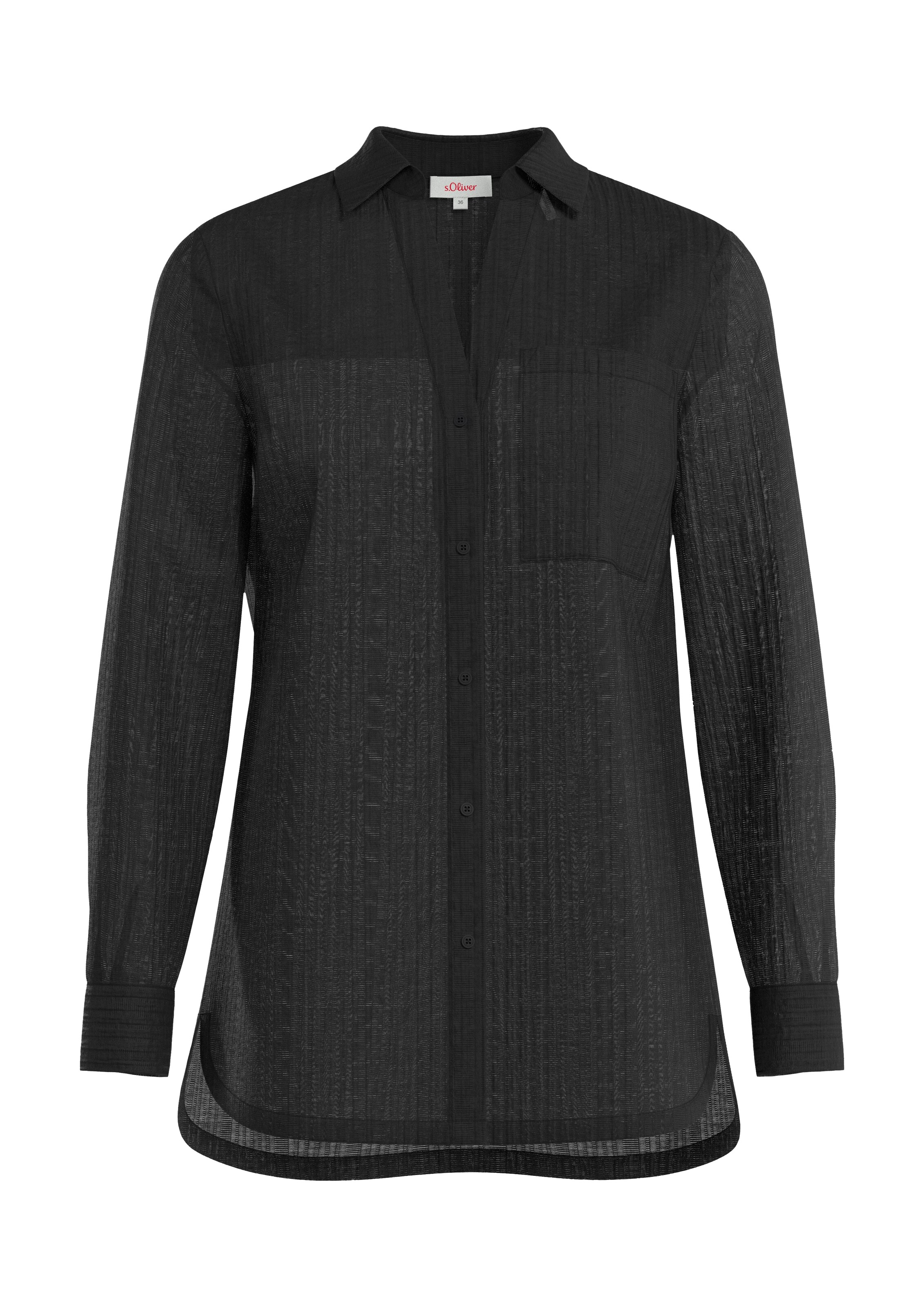 Chemisier s.Oliver en noir : devant