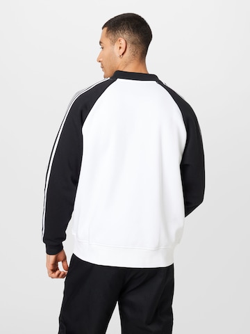 ADIDAS ORIGINALS Zip-Up Hoodie in White