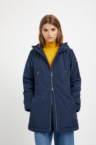Finn Flare Tussenjas 'Basic' in Blauw: voorkant