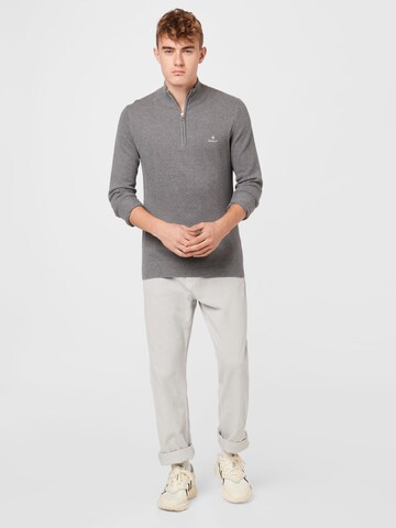 GANT Regular Fit Pullover in Grau