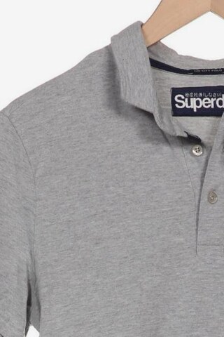 Superdry Poloshirt L in Grau