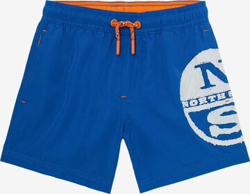 Shorts de bain North Sails en bleu : devant