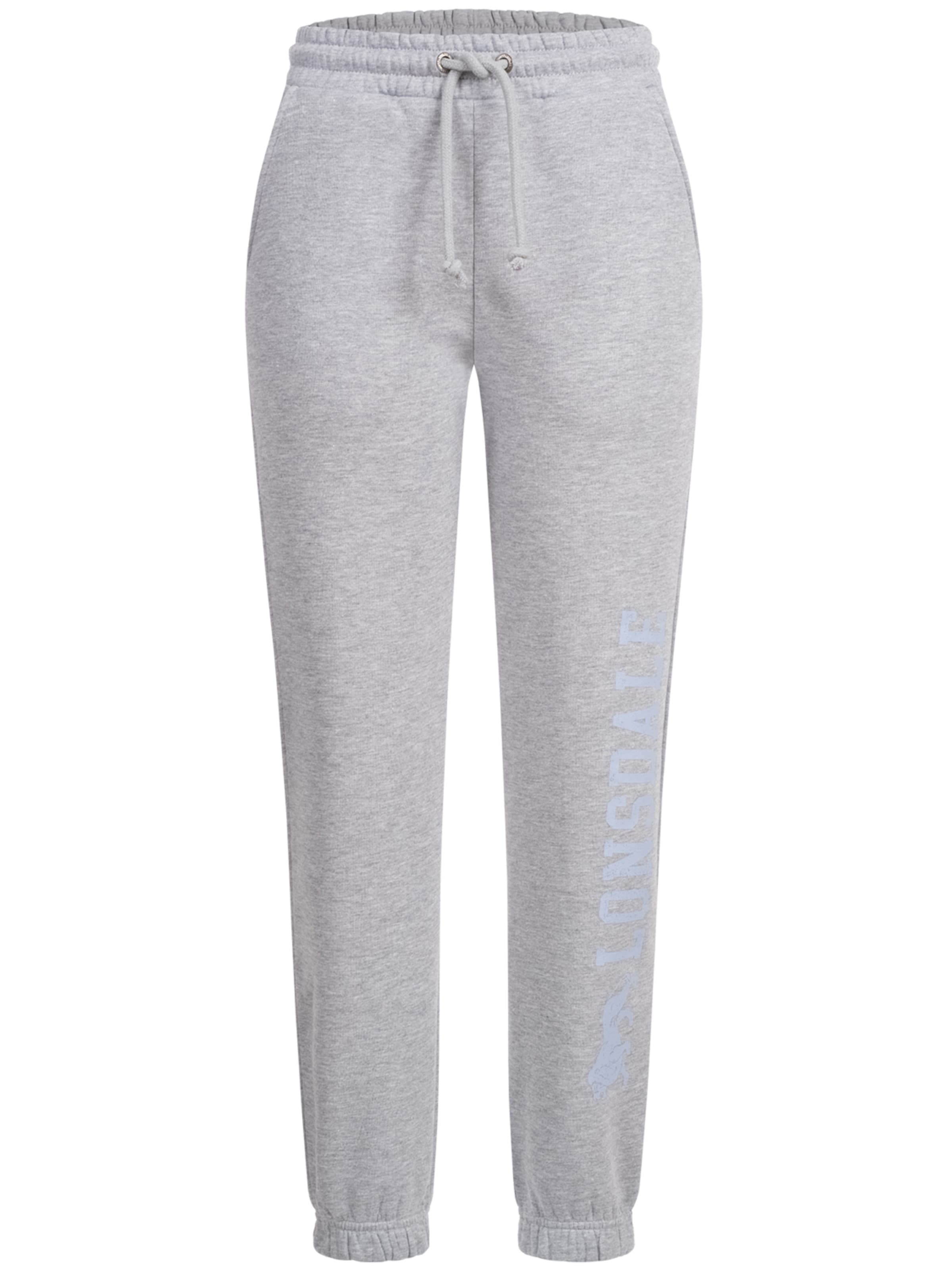 LONSDALE Zúžený Kalhoty 'Pittentrail' – šedá: přední strana