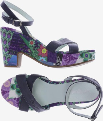 Desigual Sandals & High-Heeled Sandals in 38 in Blue: front