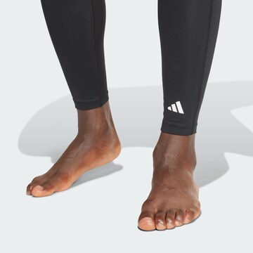 ADIDAS PERFORMANCE Skinny Παντελόνι φόρμας σε μαύρο