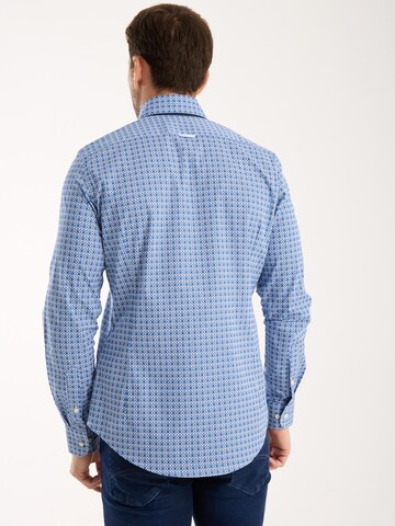 Slim fit Camicia business di 7Camicie in blu