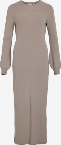 Robes en maille VILA en beige : devant