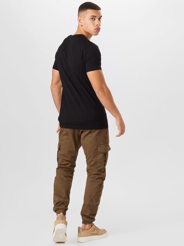 Urban Classics Tapered Cargobroek in Bruin