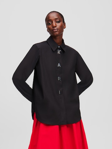 Karl Lagerfeld Blouse in Black: front