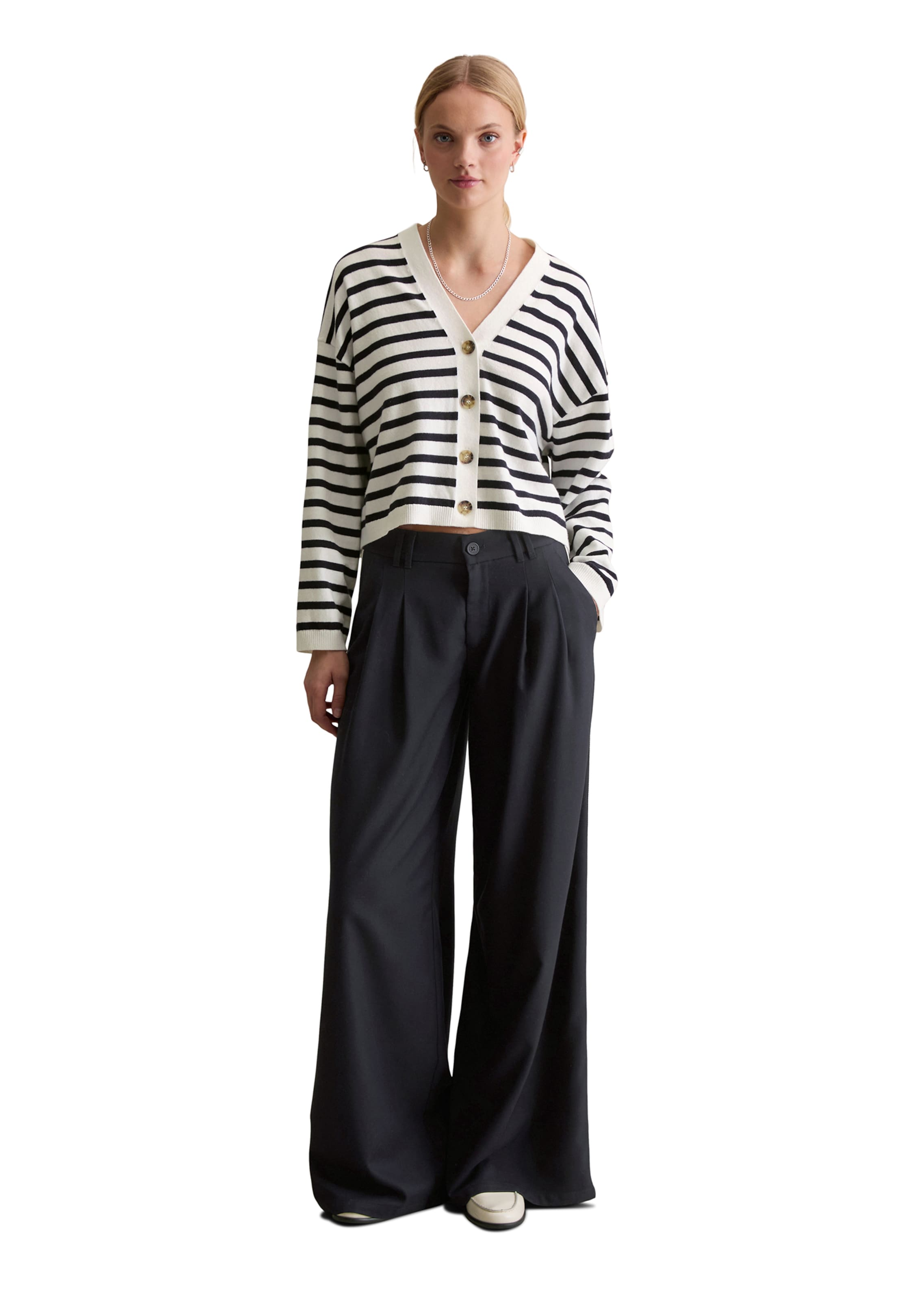 Marc O'Polo DENIM Gebreid vest in Blauw