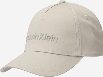 Cappello da baseball 'Must' di Calvin Klein in grigio: frontale