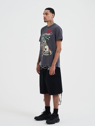 Ed Hardy T-Shirt in Grau