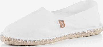 Espadrillas di espadrij l´originale in bianco: frontale