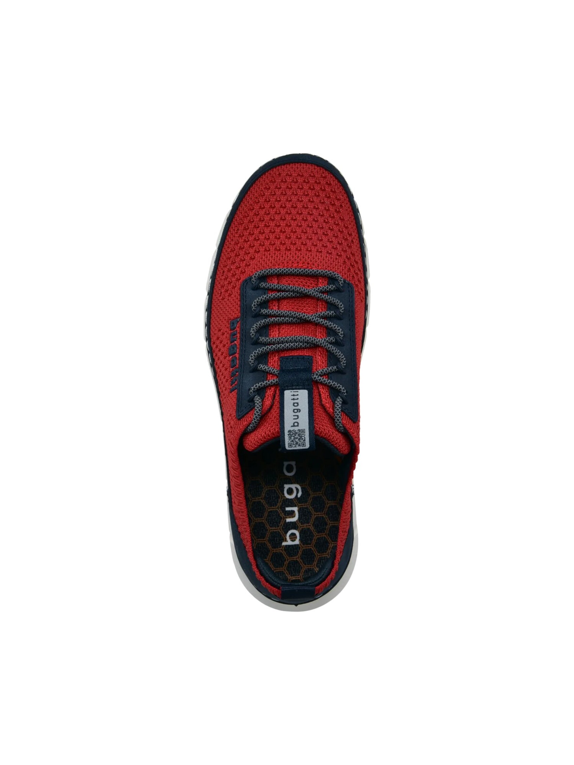 Baskets basses bugatti en rouge