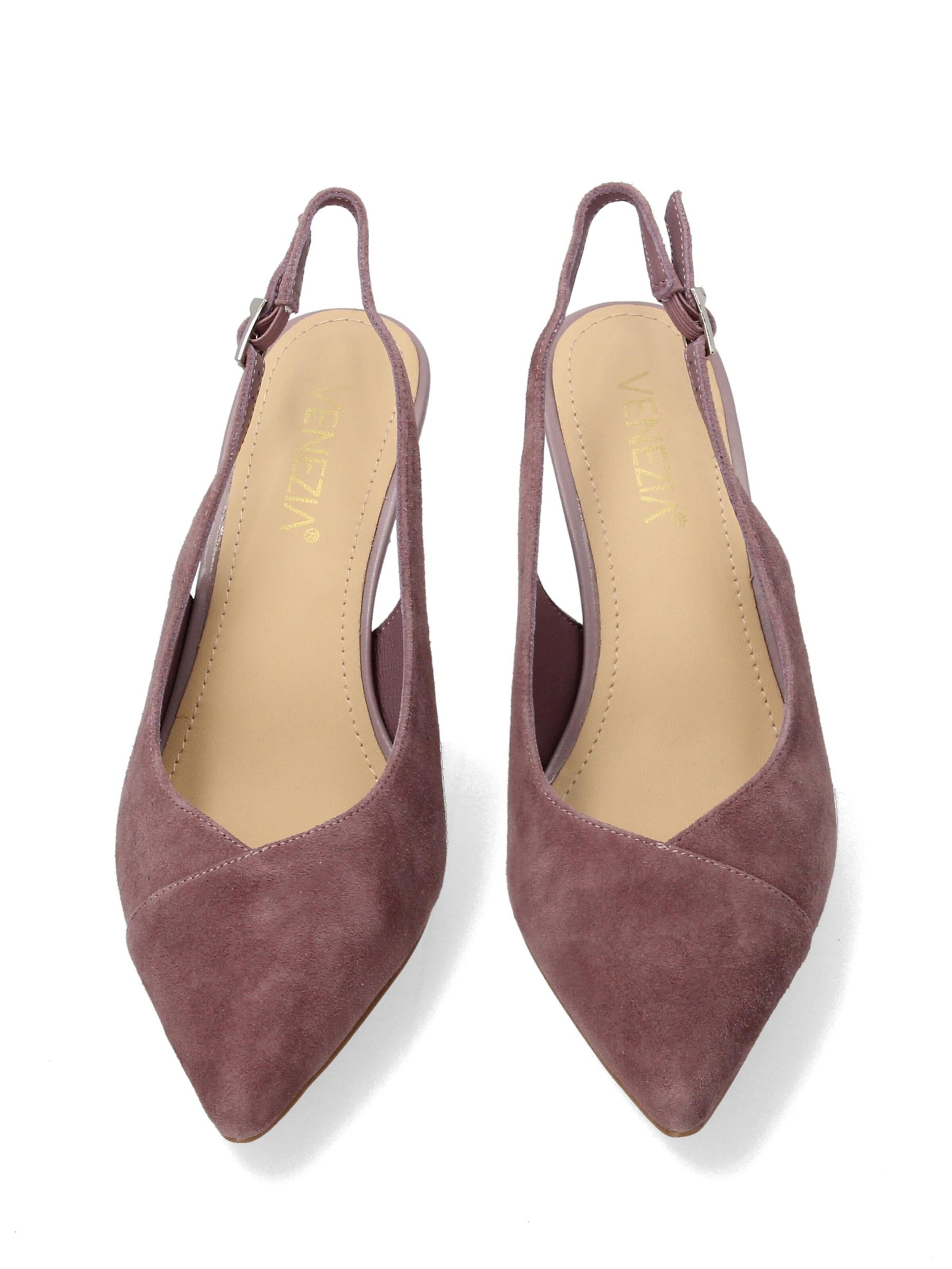 VENEZIA Slingback Pumps in Purple