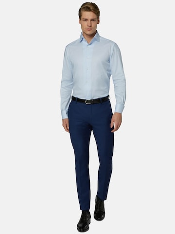 Boggi Milano Regular Fit Hemd in Blau