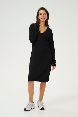 Kaffe Knitted dress 'Mona' in Black